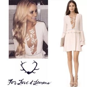 For Love and Lemons Scoop Neck Romper